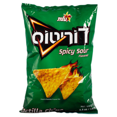 Doritos Spicy Sour Flavored Tortilla Chips, 6.5 oz