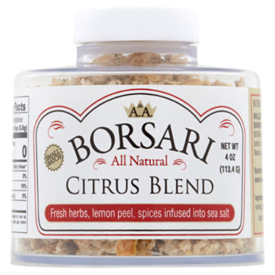 Borsari All Natural Citrus Blend Seasoning 4 oz ShopRite