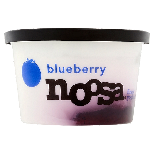 Noosa Blueberry Finest Yoghurt, 4.5 oz
rBGH free*
*rBGH free according to the FDA, no significant difference has been shown between rBGH- treated and non-rBGH-treated cows