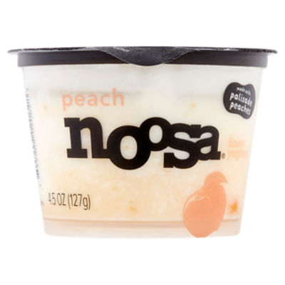 Noosa Peach Finest Yoghurt, 4.5 oz ShopRite