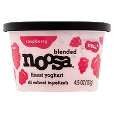 Noosa Finest Yoghurt, Raspberry Blended, 4.5 Ounce