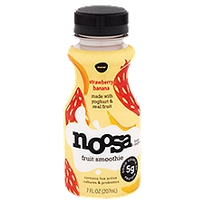 Noosa fruit smoothie strawberry banana, 7 Fluid ounce