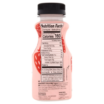 Noosa Strawberry Fruit Smoothie, 7 fl oz