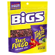 BIGS Takis Fuego Sunflower Seeds, Hot Chili Lime Flavor, Low Carb Lifestyle, 5.35 oz.