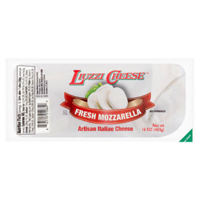 Liuzzi Cheese Fresh Mozzarella Artisan Italian Cheese, 16 oz