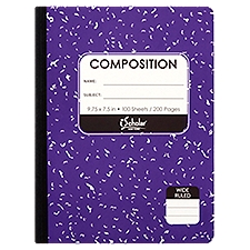 iScholar New York Wide Ruled Composition Notebook, 100 sheets