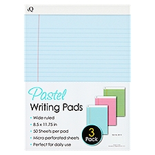 IQ Pastel, Writing Pads, 150 Each