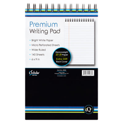 iScholar New York Premium Writing Pad, 140 sheets