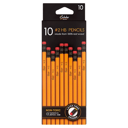 iScholar New York #2 HB Pencils, 10 count