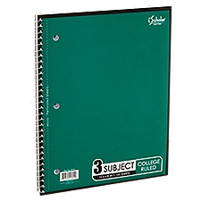 iScholar New York College Ruled 3 Subject Notebook, 120 sheets, 120 Each
