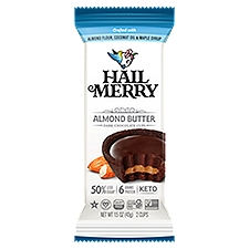 Hail Merry Almond Butter Dark Chocolate Cups, 2 count, 1.5 oz