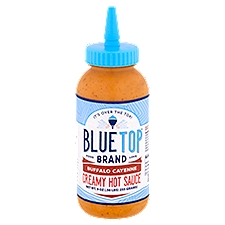 Blue Top Brand Hot Sauce, Buffalo Cayenne Creamy, 9 Ounce