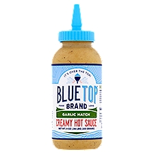 Blue Top Brand Garlic Hatch Creamy Hot Sauce, 9 oz
