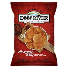 Deep River Snacks Mesquite BBQ Flavored Kettle Cooked Potato Chips, 8 oz
