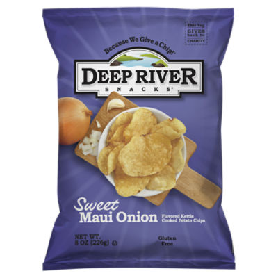 Deep River Snacks Sweet Maui Onion Flavored Kettle Cooked Potato Chips, 8 oz ShopRite