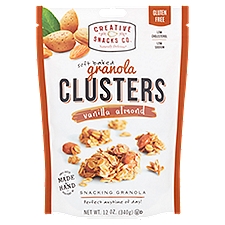 Creative Snacks Co. Vanilla Almond, Soft Baked Granola Clusters, 12 Ounce