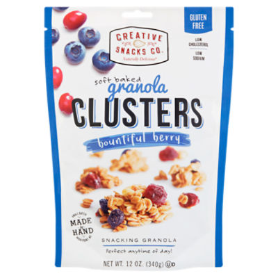Creative Snacks Co. Soft Baked Bountiful Berry, Granola Clusters