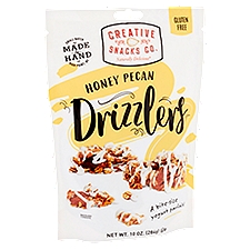 Creative Snacks Co. Drizzlers Honey Pecan, 10 Ounce