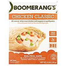 Boomerang's Chicken Classic Pot Pie, 6 oz