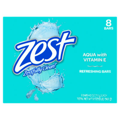 Zest Refreshing Bars 40 Oz 8 Count