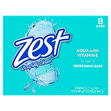 Zest Refreshing Bars, 4.0 oz, 8 count