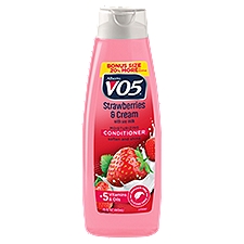Alberto VO5 Strawberries & Cream with Soy Milk Moisturizing Conditioner, 15 fl oz, 15 Fluid ounce