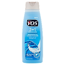 Alberto VO5 2-in-1 Shampoo & Conditioner with Soy Milk Protein, 12.5 fl oz