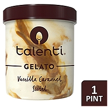 Talenti Vanilla Caramel Swirl, Gelato, 16 Fluid ounce