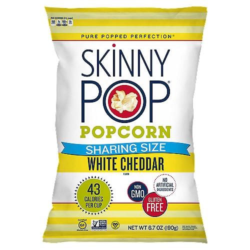 Skinny Pop White Cheddar Flavor Popcorn Sharing Size, 6.7 oz
Ready to Eat Popcorn