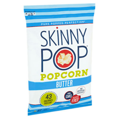 SkinnyPop Butter Popcorn, Gluten Free, Non-GMO, Healthy Popcorn