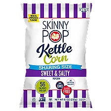 SKINNY POP Sweet & Salty Kettle Corn Popcorn Sharing Size, 8.1 oz