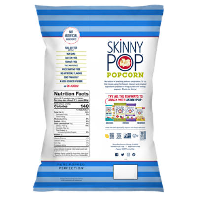 Skinny Pop Popcorn, Sharing Size 6.7 Oz, Popcorn