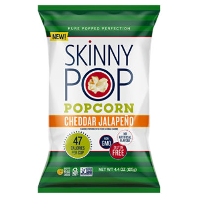 Skinny Pop Cheddar Jalapeño Popcorn, 4.4 oz