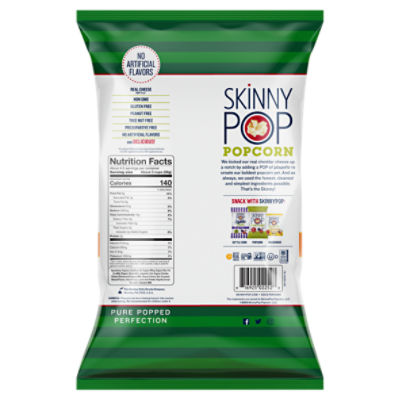 Skinny Pop Cheddar Jalapeño Popcorn, 4.4 oz