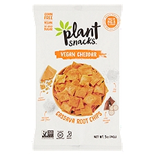 Plant Snacks Vegan Cheddar Cassava Root Chips, 5 oz
