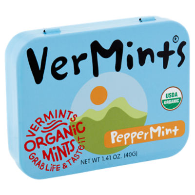 VerMint's Organic Peppermint Mints, 1.41 oz