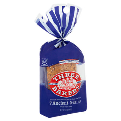 Three Bakers Gluten Free 7 Ancient Grains Whole Grain Bread, 17 oz