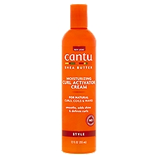 Cantu Shea Butter Moisturizing for Natural Hair, Curl Activator Cream, 12 Fluid ounce