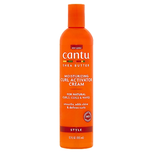 cantu Shea Butter Style Moisturizing Curl Activator Cream, 12 fl oz
Why It Works:
Formulated with a unique moisture blend of shea butter, olive oil, coconut oil, grapeseed oil, avocado oil almond oil, jojoba oil, and mango seed oil to add volume and definition.

No SLS/SLES Sulfates*
*SLS/SLES Sulfates= Sodium Lauryl Sulfate / Sodium Laureth Sulfate