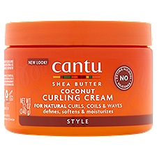 Cantu Shea Butter Coconut Style, Curling Cream, 12 Ounce