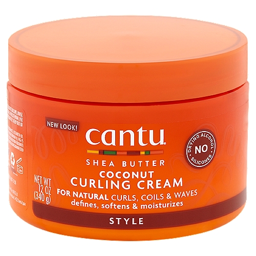 Cantu Coconut Curling Cream, 12 oz
Defines, condition and adds manageable revealing soft, elongated curls. Made with pure shea butter, Cantu restores your real, authentic beauty. Embrace your curly, coily or wavy hair with Cantu.