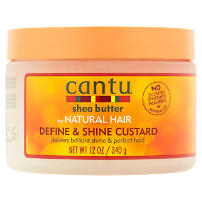 Cantu Shea Butter for Natural Hair Define & Shine Custard 340g,12