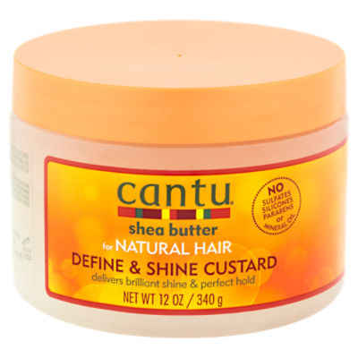 Cantu Shea Butter for Natural Hair Define & Shine Custard, 12 oz