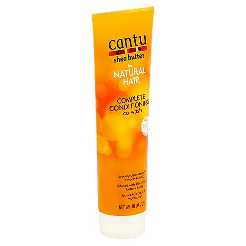 Cantu Shea Butter Complete Conditioning Co-Wash, 10 oz
Cleanses curls and scalp, removing heavy product buildup while a unique blend of natural butters and oils infuse moisture. Made with pure shea butter, Cantu restores your real, authentic beauty. Embrace your curly, coily or wavy hair with Cantu.