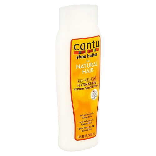 Cantu Shea Butter Sulfate-Free Hydrating Cream Conditioner, 13.5 fl oz
Unique sulfate-free formula moisturizes dry, brittle hair and helps protect against split ends. Made with pure shea butter, Cantu restores your real, aunthentic beauty. Embrace your curly, coily or wavy hair with Cantu.