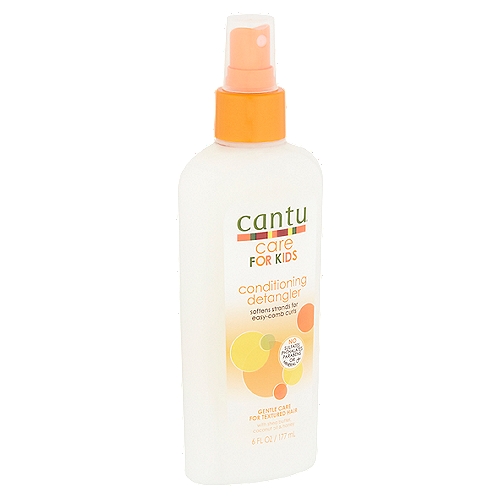 Cantu Care for Kids Conditioning Detangler with Shea Butter, Coconut Oil and Honey, 6 fl oz