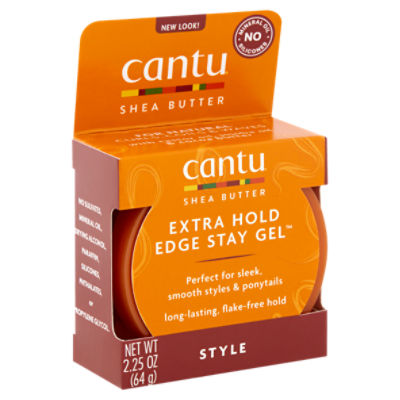 Cantu Shea Butter Style Extra Hold Edge Stay Gel, 2.25 oz