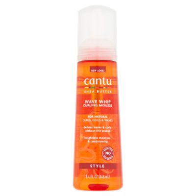 Cantu Style Shea Butter Wave Whip Curling Mousse, 8.4 fl oz
