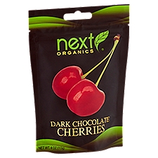 Next Organics Dark Chocolate Cherries, 4 oz
