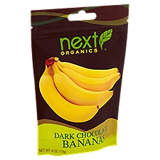Next Organics Dark Chocolate Bananas, 4 oz